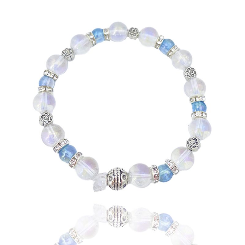 bracelet aura céleste couronnée