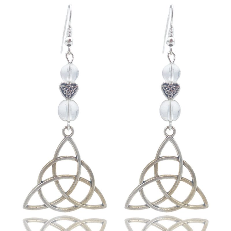 Boucles d'oreilles triquetra