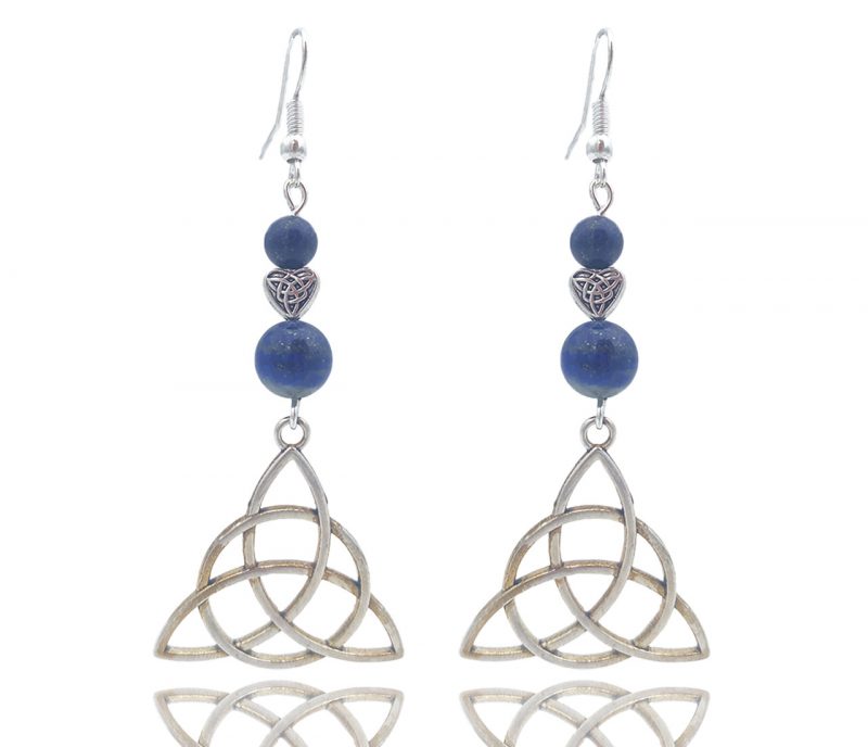 Boucles d'oreilles triquetra