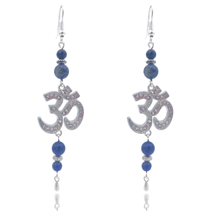 boucles d'oreille lapis lazuli