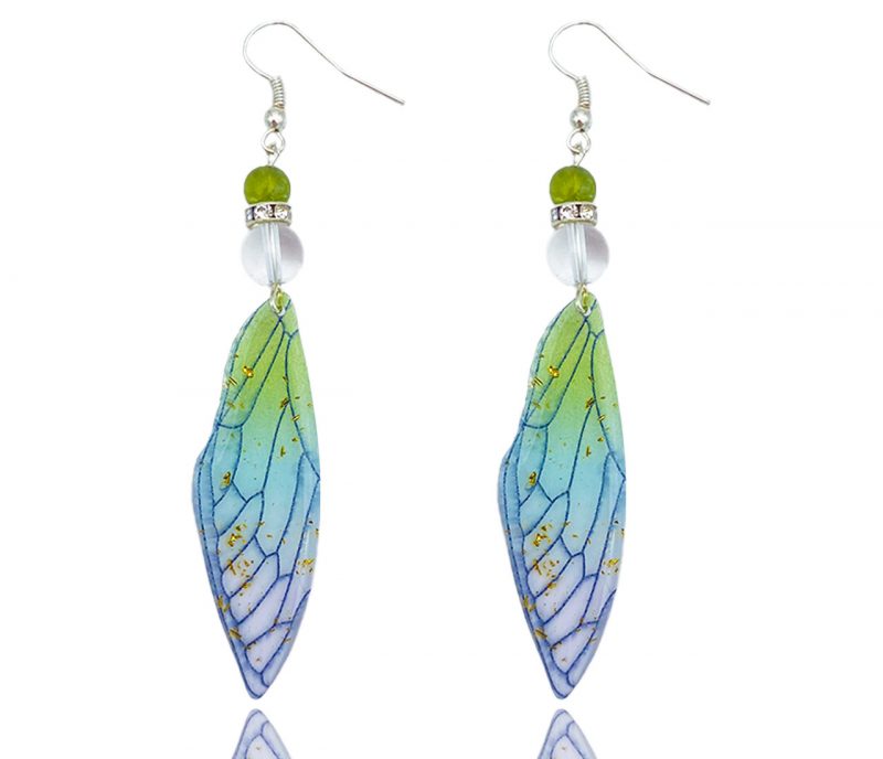 Boucles d'oreilles ailes de fées