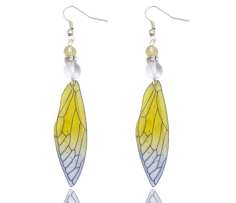 Boucles d'oreilles ailes de fées