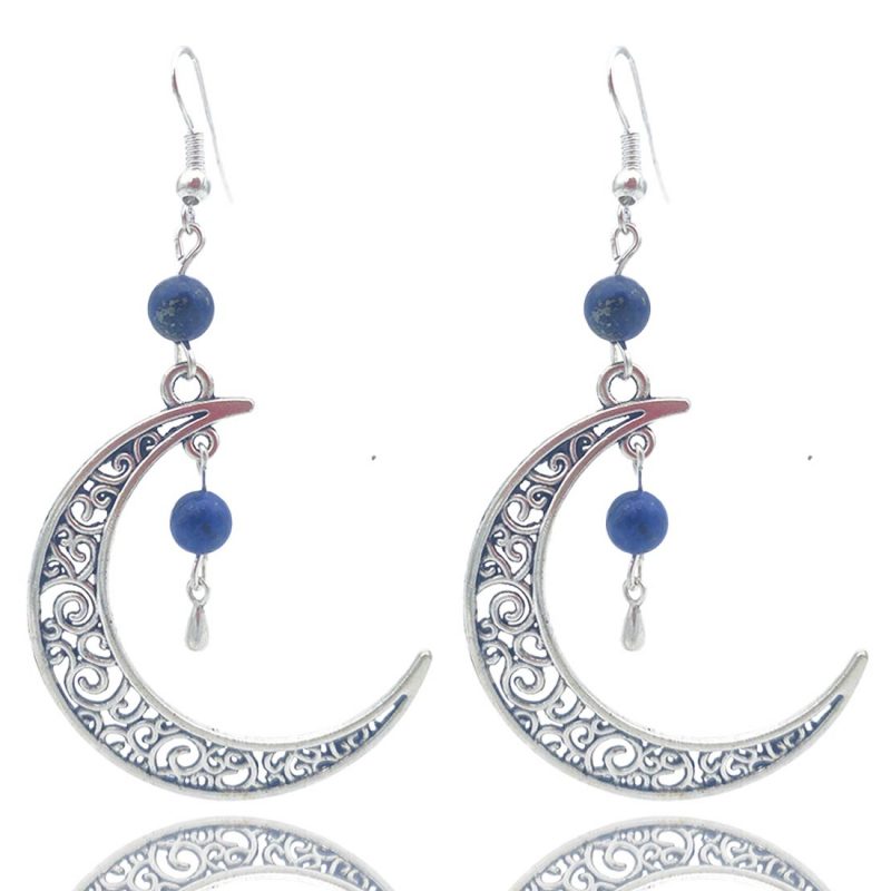 Boucles d'oreilles en demi-lune