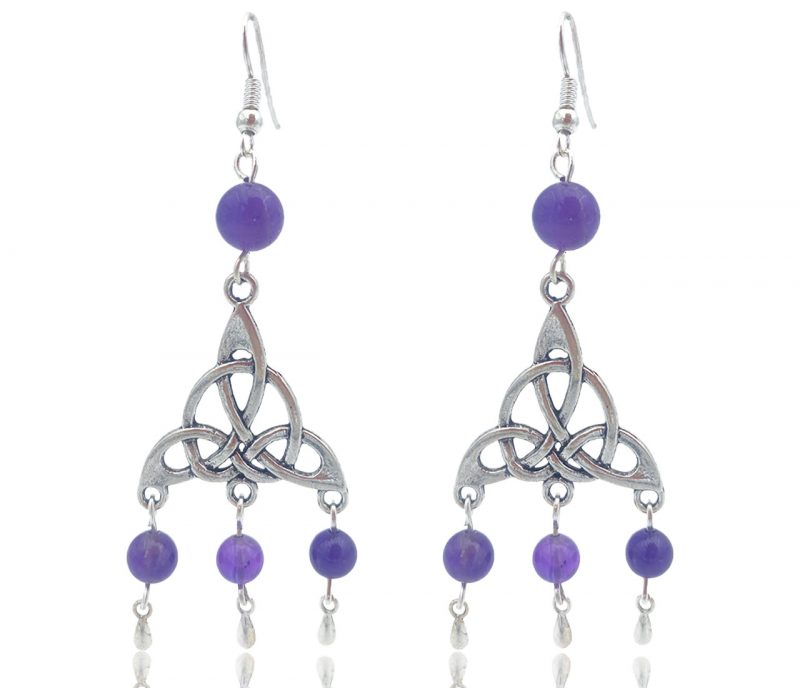 Boucles d'oreilles triquetra