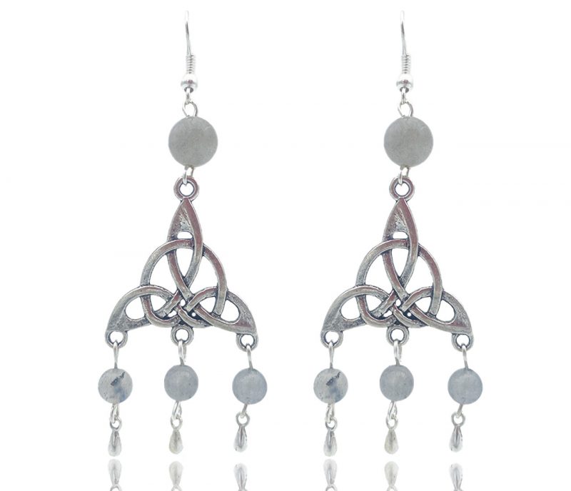 Boucles d'oreilles triquetra