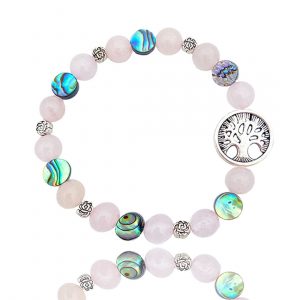 Bracelet En Agate Rose D'Australie - Lithothérapie Amour Et Réconciliation, Neuf Avec étiquettes