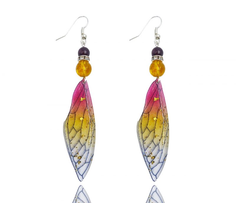 Boucles d'oreilles ailes de fées