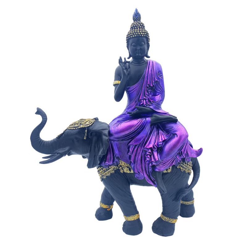 Bouddha sur éléphant