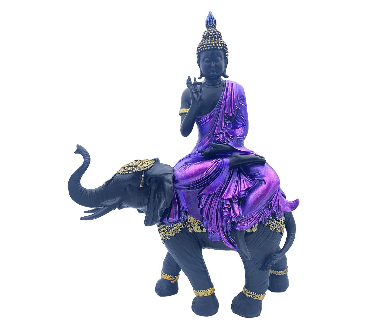 Bouddha sur éléphant