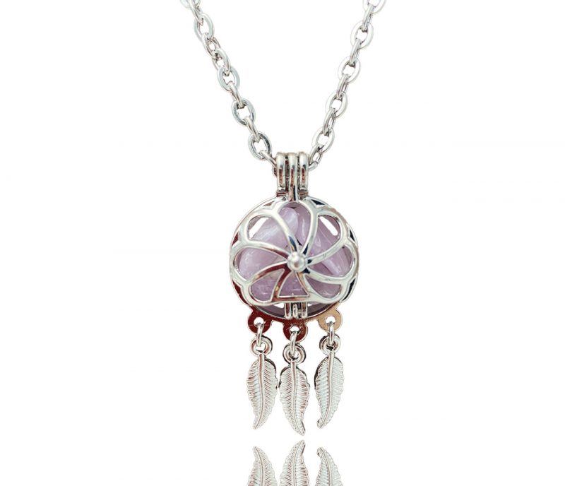 Collier attrape reve kunzite