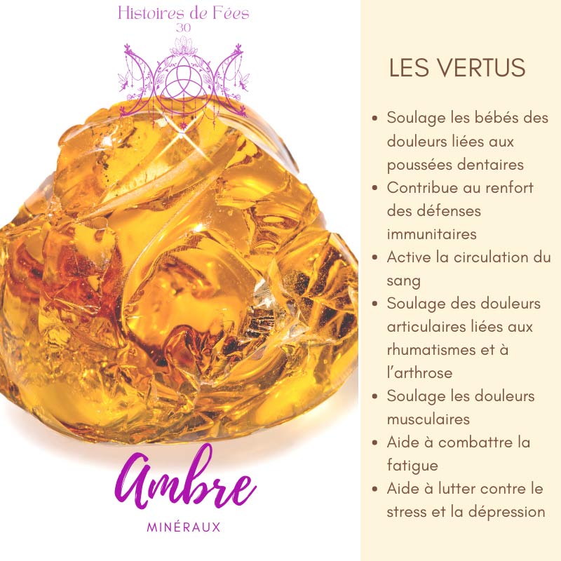 Ambre vertus