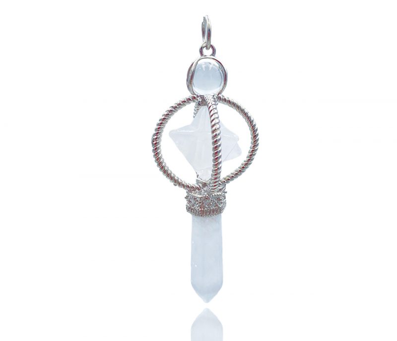 Pendule Merkaba – Cristal de Roche