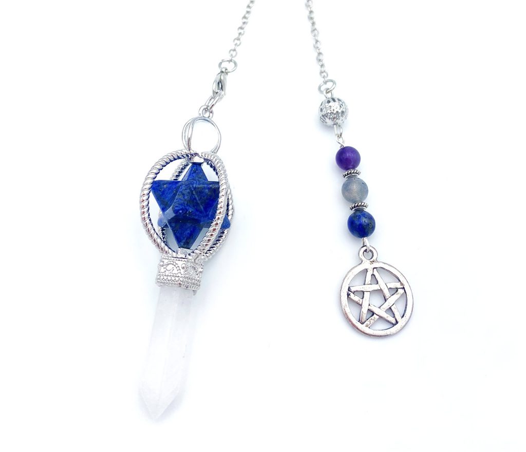 Pendentif Étoile Merkaba En Lapis Lazuli Naturel - Bijou Spirituel Unique Naturosphère