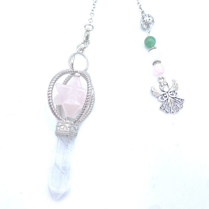 Pendule quartz rose