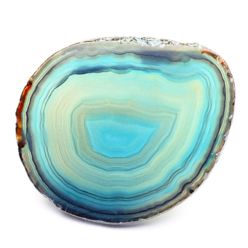 Agate bleue