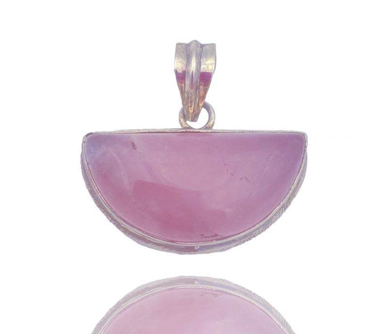 pendentif femme quartz rose