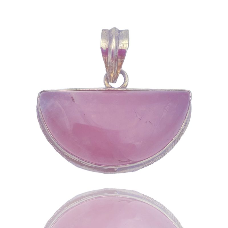 pendentif femme quartz rose