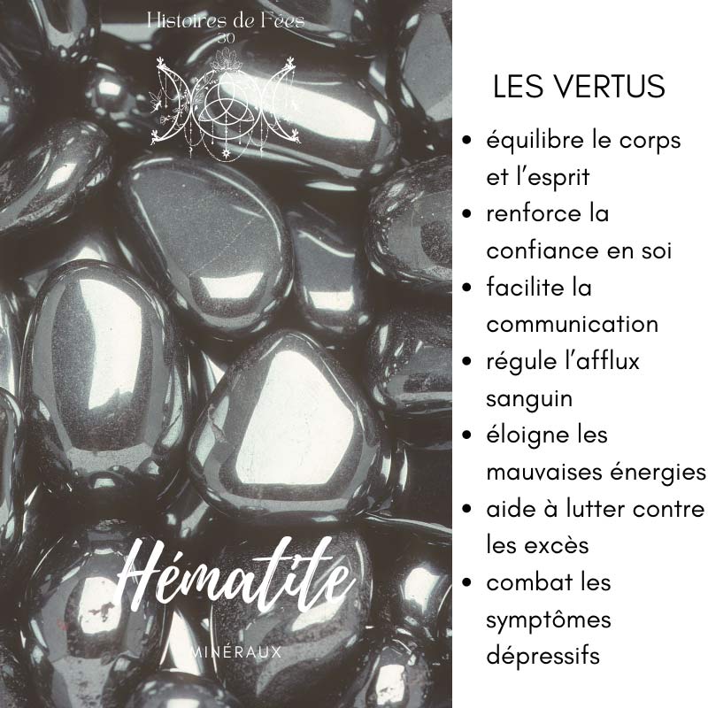 Hématite vertus