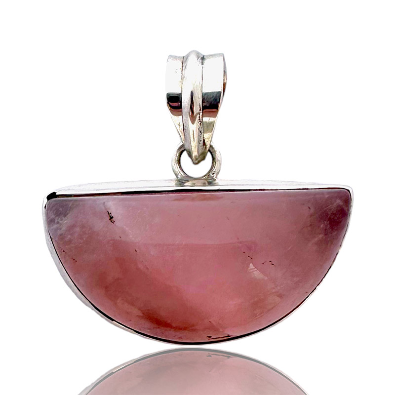 pendentif femme quartz rose
