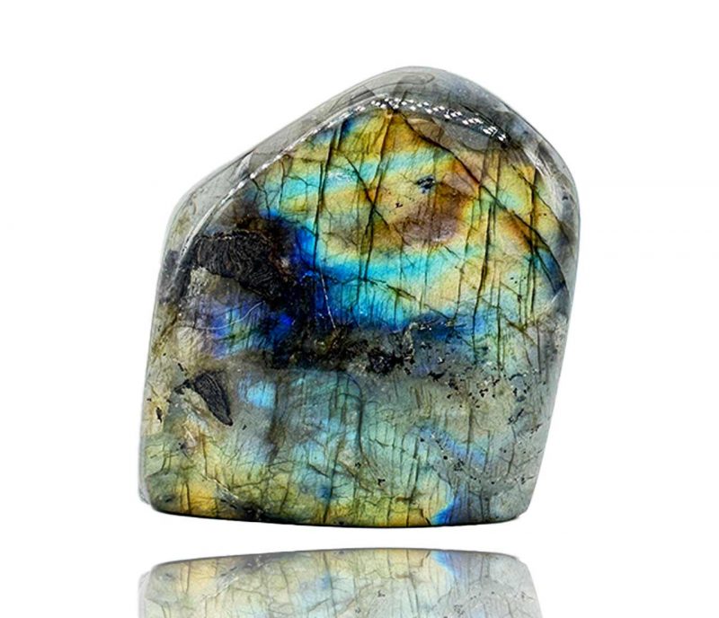 Labradorite vertus pierre bleue et grise