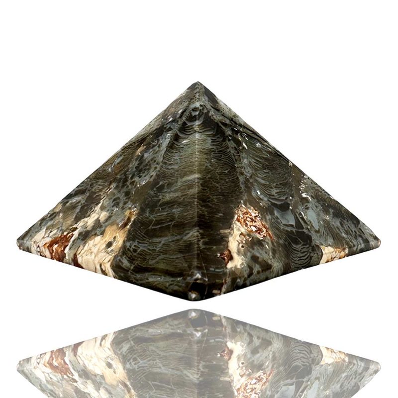 pyramide jaspe polychrome pierre aux vertus et propriétés