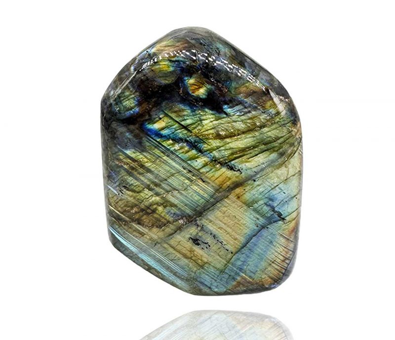 Labradorite pierre grise et bleue vertus