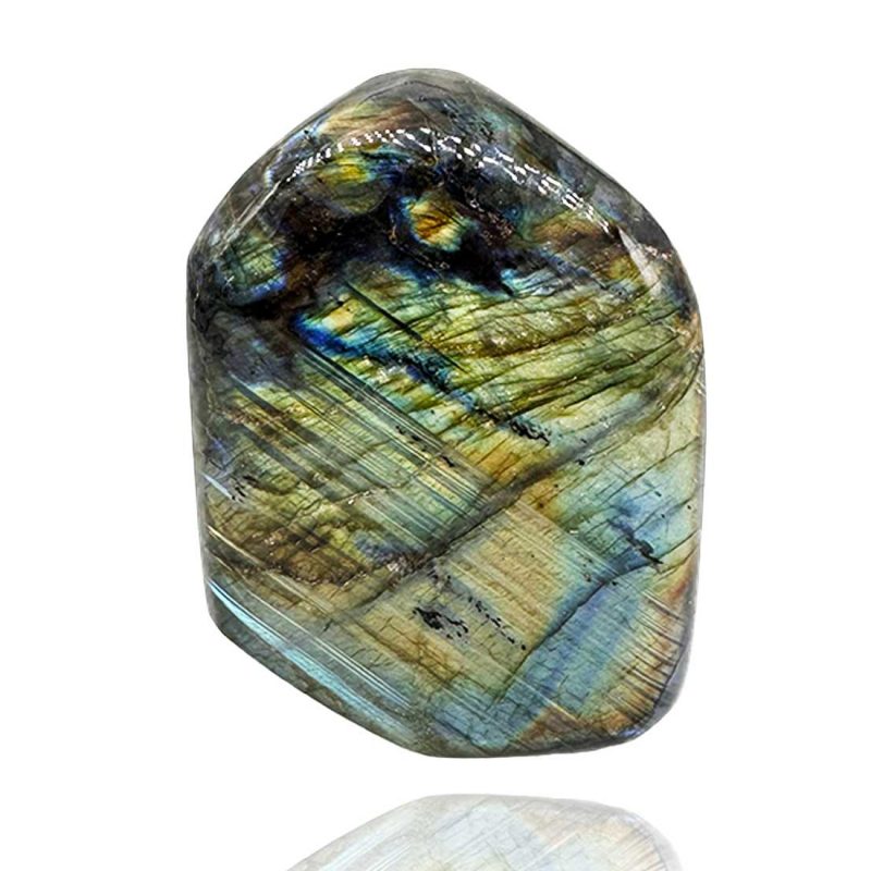 Labradorite pierre grise et bleue vertus