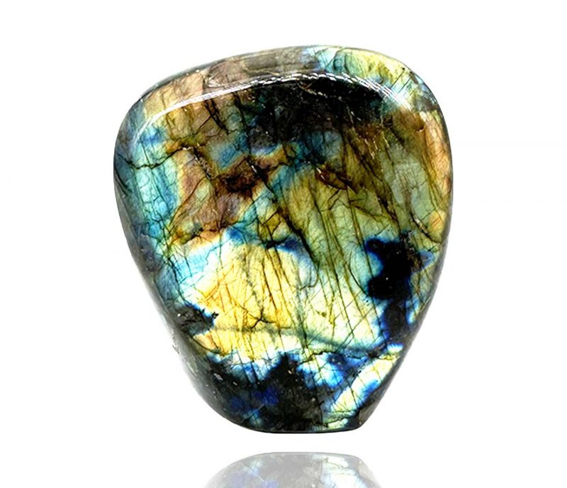 labradorite vertus grise et bleue