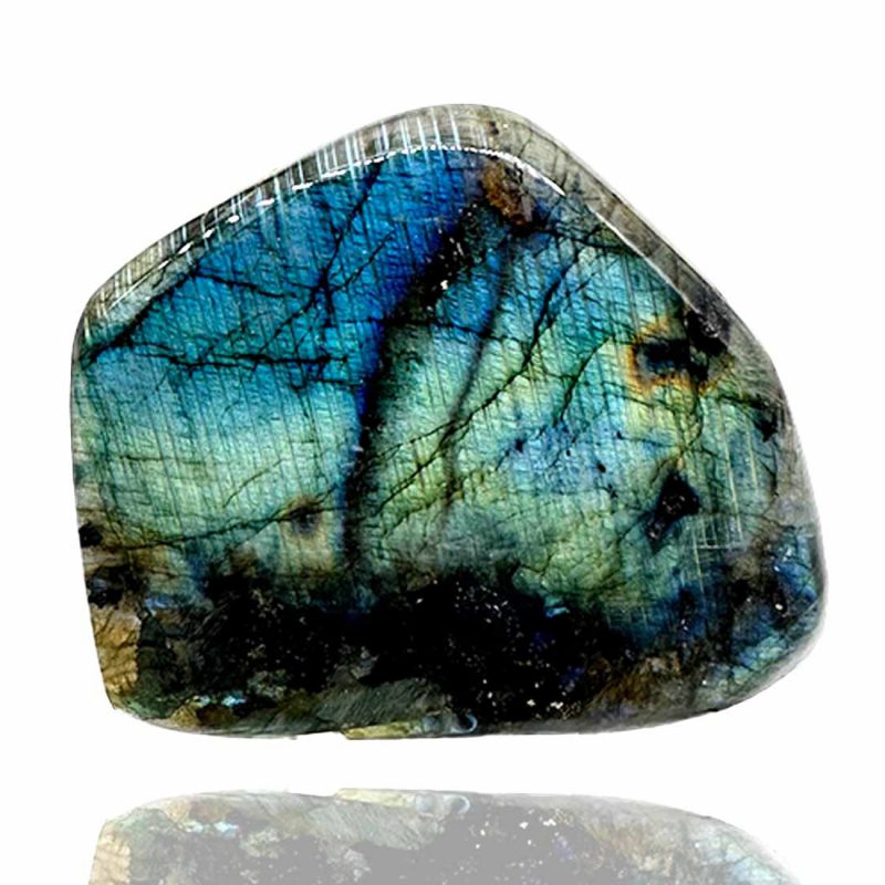 Vertus Labradorite bleue et grise