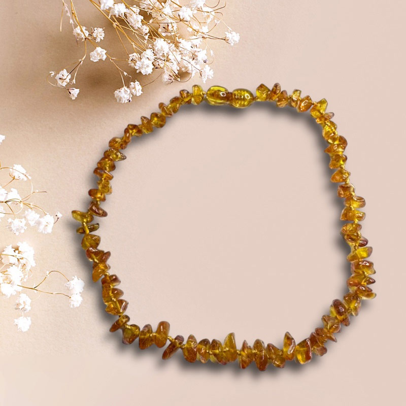 collier d'ambre pour bébé