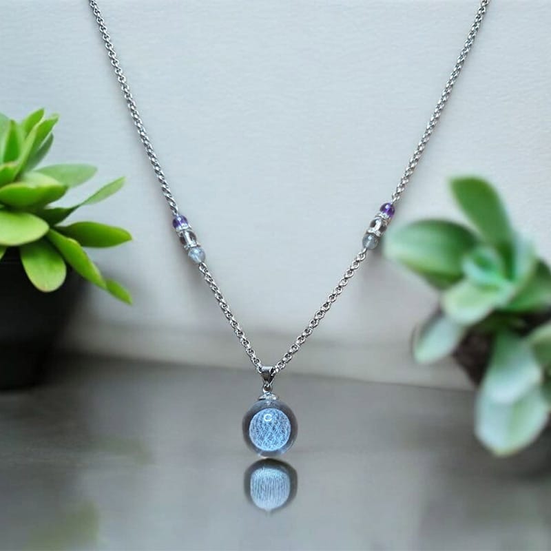 Collier Connexion Spirituelle Fleur de Vie 3D – Protection & Éveil